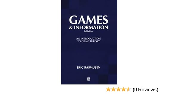 AN INTRODUCTION TO GAME THEORY ERIC RASMUSEN PDF